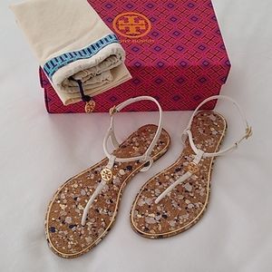 Tory Burch Emmy Flat Thong Sandal Size 7.5
